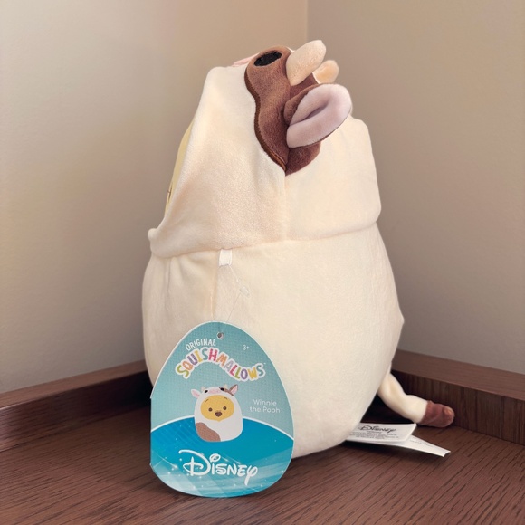 NWT Squishmallows 8" Peeking Pooh (Ronnie Costume) Disney Winnie the Pooh - Picture 4 of 9